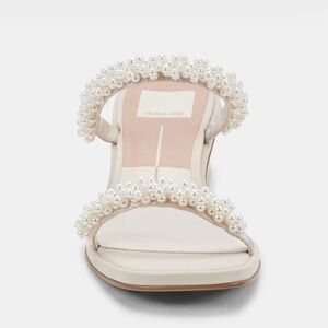 Dolce Vita River Pearl Heels Vanilla White